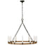 Aged Iron and Natural Rattan