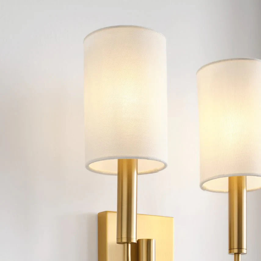 Brianna Double Sconce, a premium Decorative light by Visual Comfort & Co. Close - up image of its design.