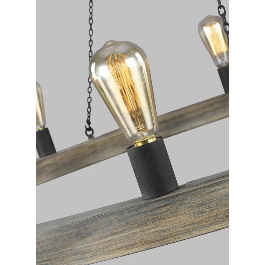 Avenir Medium Chandelier, a premium Chandelier light by Visual Comfort & Co. Close - up image of its design.