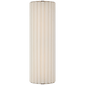 Palati Large Tall Sconce in Polished Nickel with Linen Shade