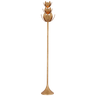 Alberto 70" Floor Torchiere in Antique Gold Leaf