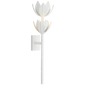 Alberto Large Two Tier Sconce in Plaster White