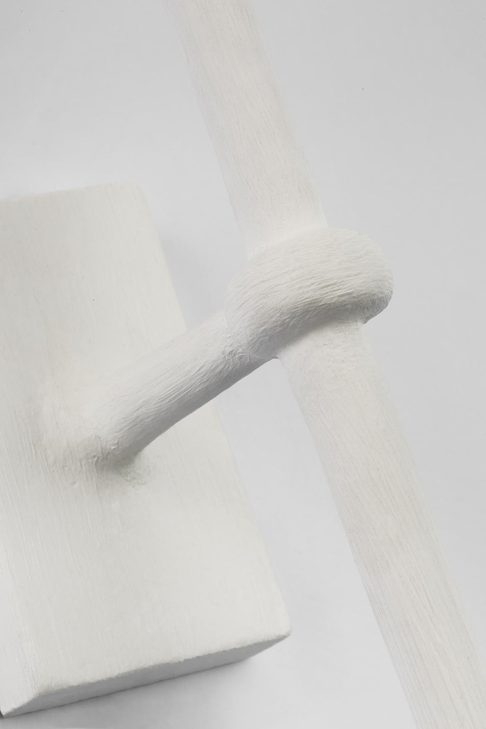 Iberia Single Sconce in Plaster White with Linen Shade