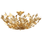 Farfalle Large Semi-Flush Mount in Gild