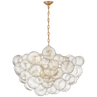 Gild and Clear Swirled Glass