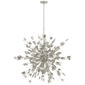 Farfalle Large Chandelier in Burnished Silver Leaf
