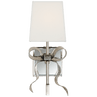 Polished Nickel / Квадратна подушка Shield з кремового льону
