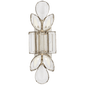Lloyd Large Jeweled Sconce in Nickel with Clear Crystal