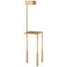 Nimes Tray Table Floor Lamp in Antique-Burnished Brass