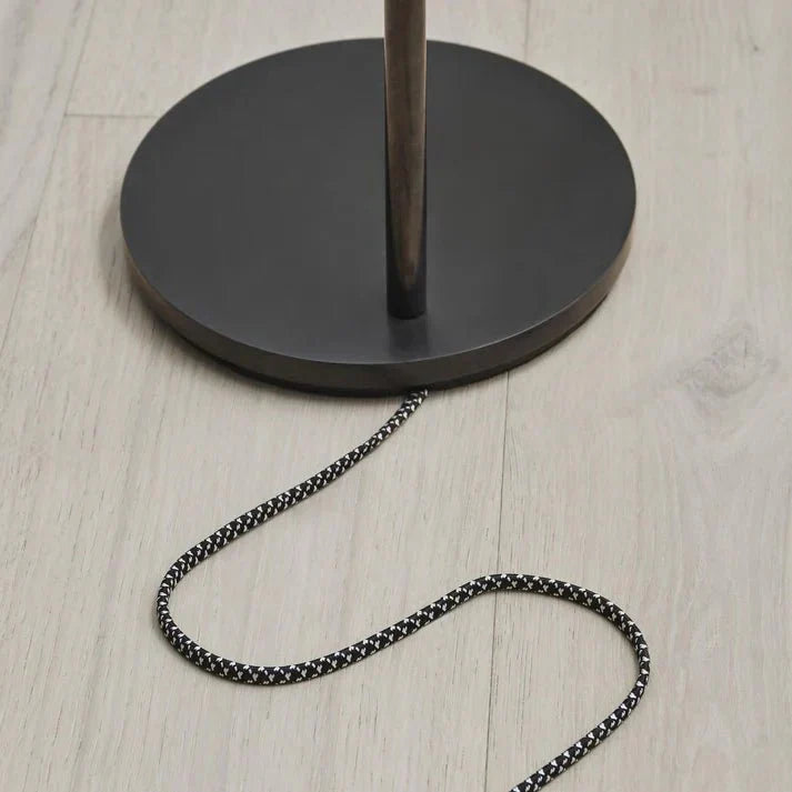 Cona Large Articulating Floor Lamp, a premium Functional light by Visual Comfort & Co. Close - up image of its design.