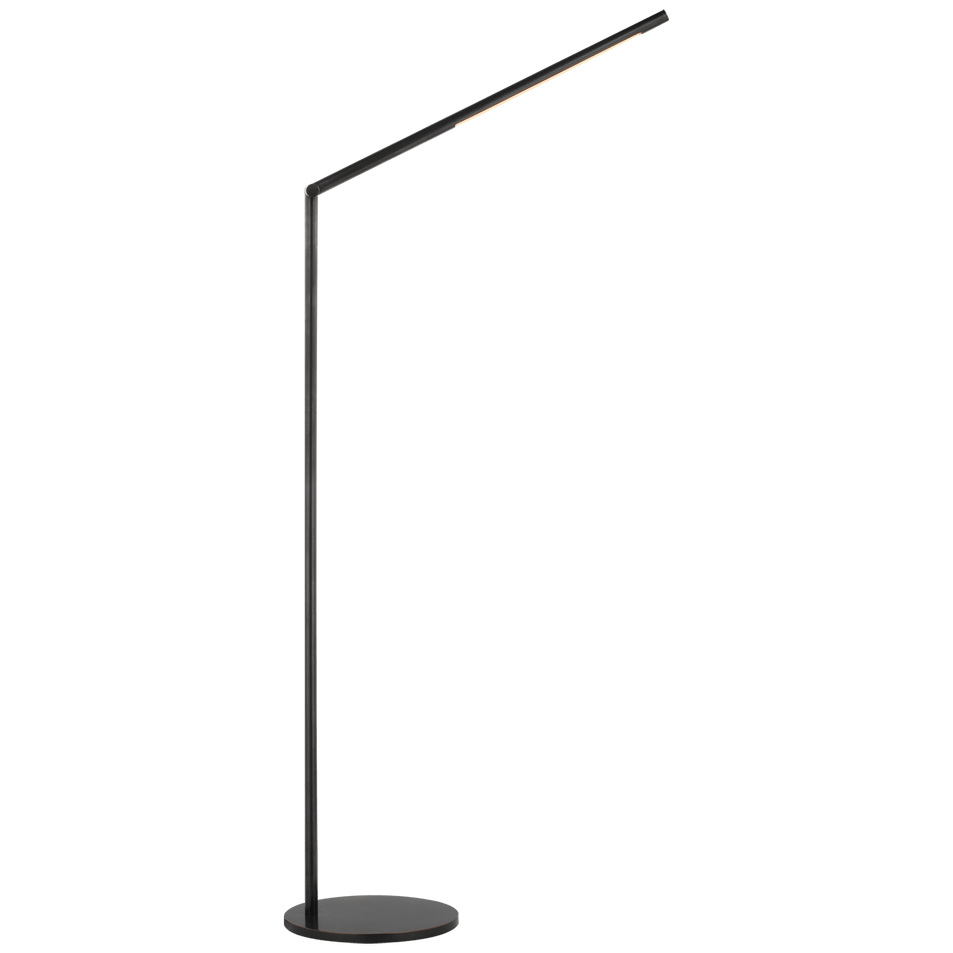 Cona Large Articulating Floor Lamp in Bronze