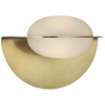 Antique-Burnished Brass with Alabaster / Alabaster