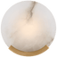 Antique-Burnished Brass with Alabaster / Alabaster