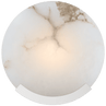 Polished Nickel with Alabaster / Alabaster