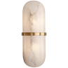 Antique-Burnished Brass with Alabaster / Alabaster