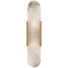 Antique-Burnished Brass with Alabaster / Alabaster
