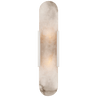 Polished Nickel with Alabaster / Alabaster