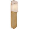 Antique-Burnished Brass with Alabaster / Alabaster