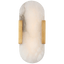 Antique-Burnished Brass with Alabaster / Alabaster