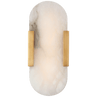 Antique-Burnished Brass with Alabaster / Alabaster