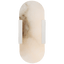 Polished Nickel with Alabaster / Alabaster