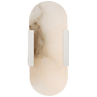 Polished Nickel with Alabaster / Alabaster