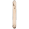 Polished Nickel with Alabaster / Alabaster