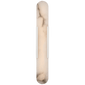 Melange 28" Elongated Sconce in Polished Nickel with Alabaster