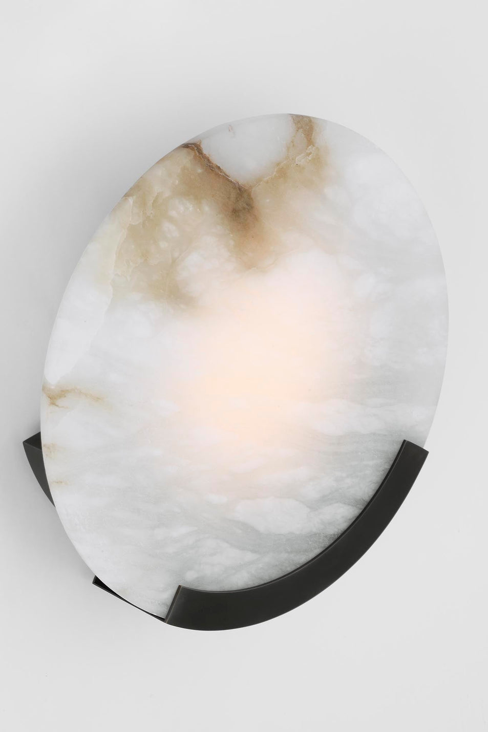 Melange 13" Sconce in Bronze with Alabaster
