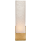 Covet Tall Box Bath Sconce in Antique-Burnished Brass