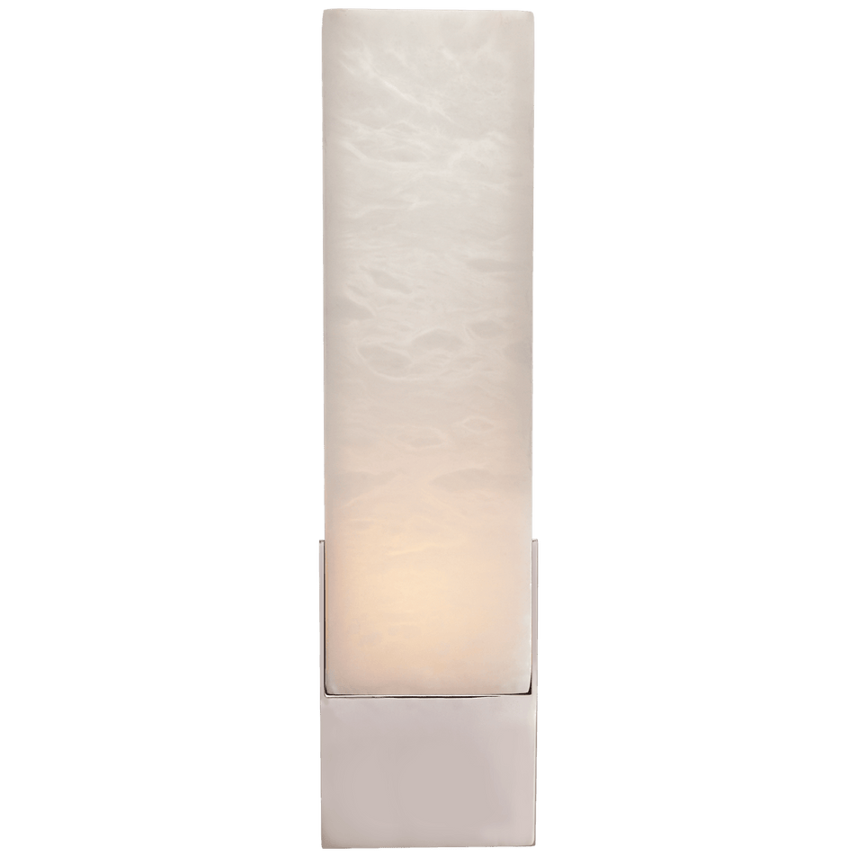 Covet Tall Box Bath Sconce in Polished Nickel