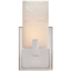 Polished Nickel with Alabaster / Alabaster