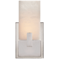 Covet Short Clip Bath Sconce in Polished Nickel