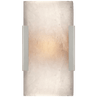 Polished Nickel with Alabaster / Alabaster