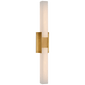 Covet 28" Double Bath Light, a premium Bath light by VCGallery Italy. Close - up image of its design.
