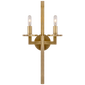 Liaison Double Sconce, a premium Decorative light by Visual Comfort & Co. Close - up image of its design.