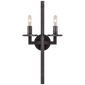 Liaison Double Sconce, a premium Decorative light by Visual Comfort & Co. Close - up image of its design.