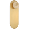 Mirrored Antique Brass with Alabaster / Alabaster