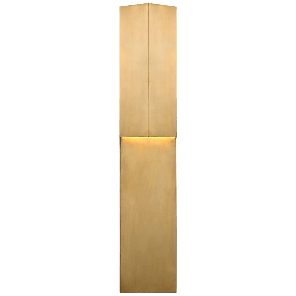 Rega 24" Folded Sconce in Antique-Burnished Brass