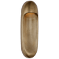 Esculpa 18" Elongated Wall Light, a premium Decorative light by VCGallery Italy. Close - up image of its design.