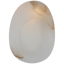 Alabaster and Antique-Burnished Brass
