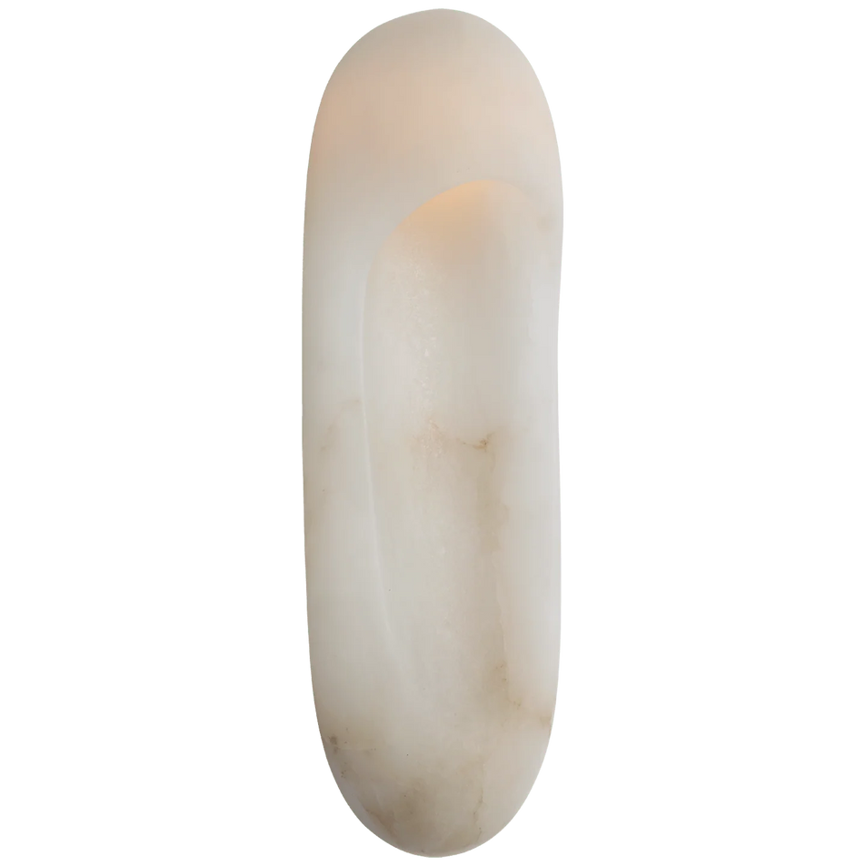 Esculpa 18" Elongated Wall Light, a premium Decorative light by VCGallery Italy. Close - up image of its design.
