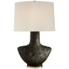 Stained Black Metallic / Лляний овал