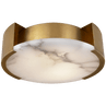 Antique-Burnished Brass with Alabaster / Alabaster