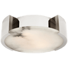 Polished Nickel with Alabaster / Alabaster