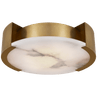 Antique-Burnished Brass with Alabaster / Alabaster