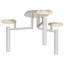 Polished Nickel with Alabaster / Alabaster
