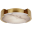 Antique-Burnished Brass with Alabaster / Alabaster