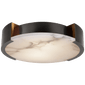 Melange X-Large Flush Mount in Bronze with Alabaster