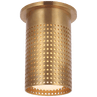 Antique-Burnished Brass / Біле скло
